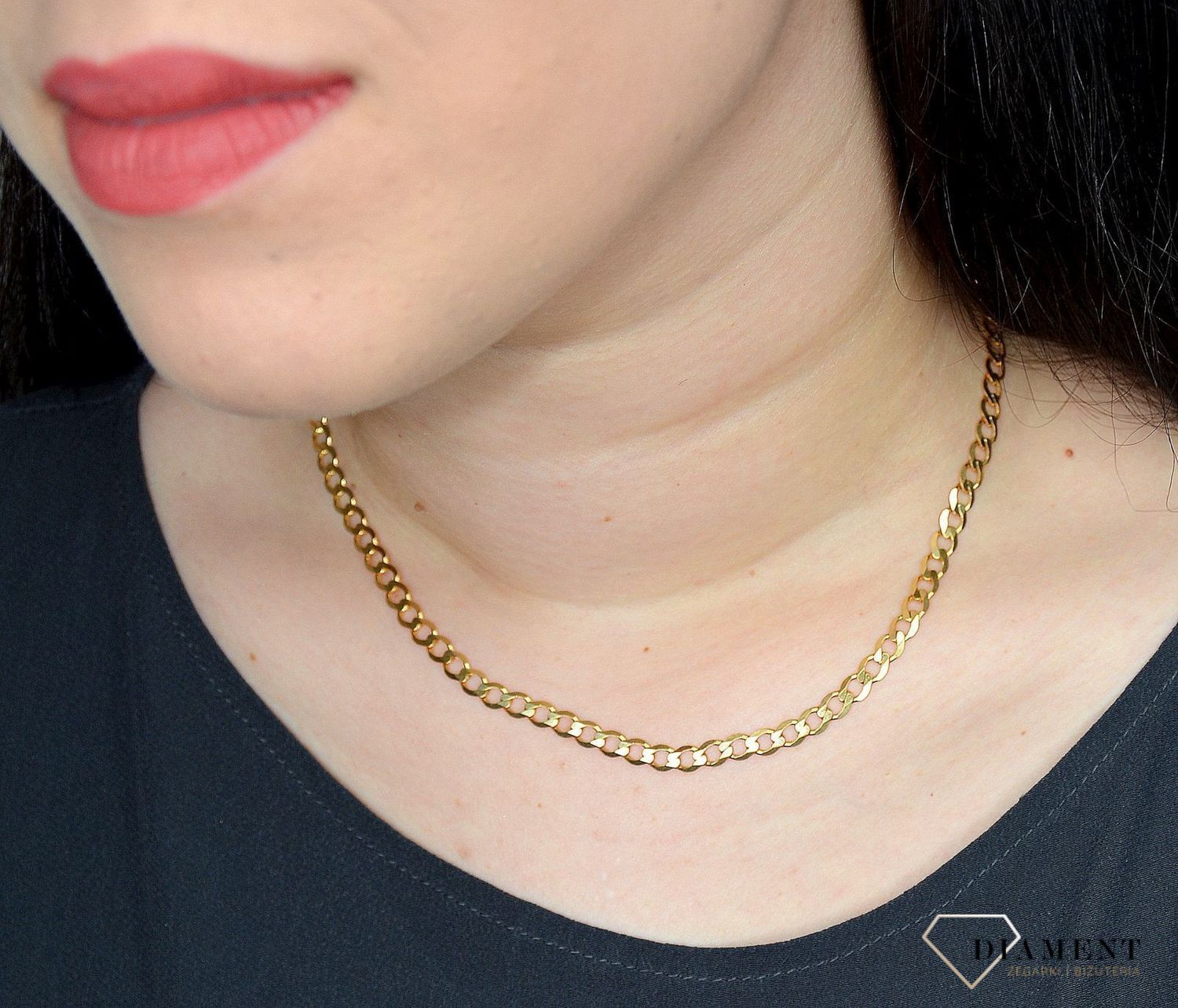 Złoty łańcuszek 333 Pancerka 5 mm DIA-LAN-3161-333 5mm (1).jpg